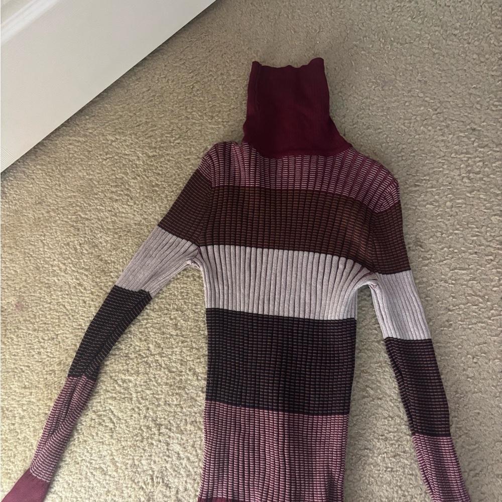 Almost Famous Multicolor Turtleneck Sweater